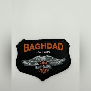 Vintage Harley-Davidson BAGHDAD Since 2003 Motor Cycles Biker Patch Collectible